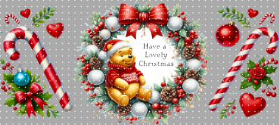 16oz Christmas-S  3304
